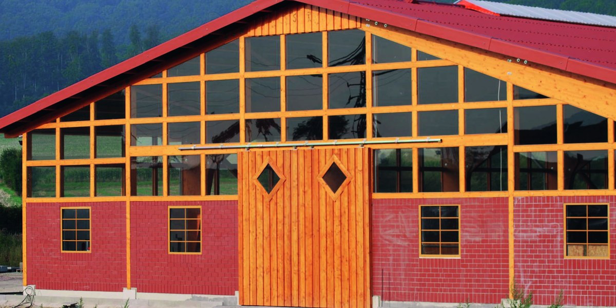 Reithalle der Reitanlage Stephan Remmel